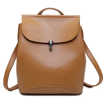 

Fashion Women Backpack High Quality PU Leather Backpacks for Teenage Girls Female School Shoulder Bag Lock Backpack mochila
