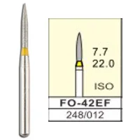 12 шт. стоматологический алмазный Бур FG пламя огивал полировка типа Бур для NSK Стиль высокоскоростной воздушный турбинный FO-20EF, FO-40EF, FO-41EF, FO-42EF