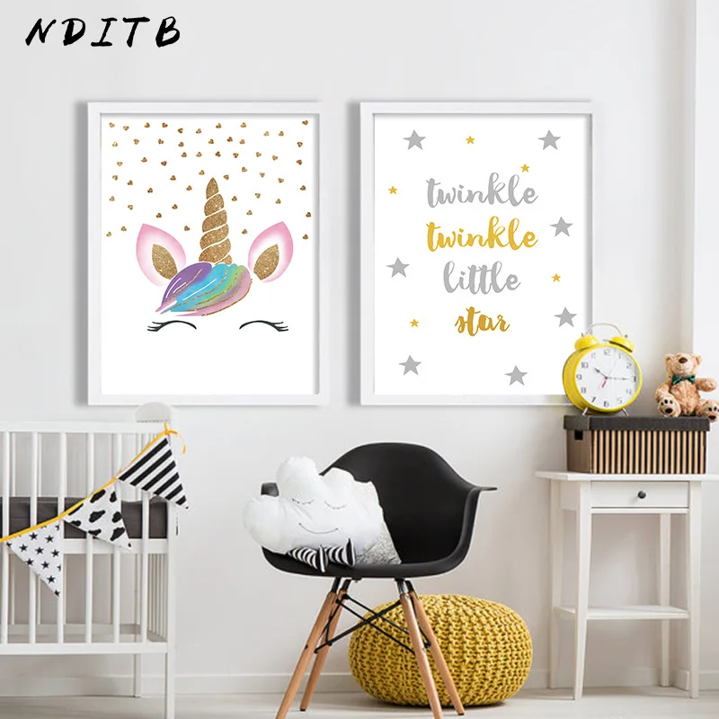 baby girl canvas wall art
