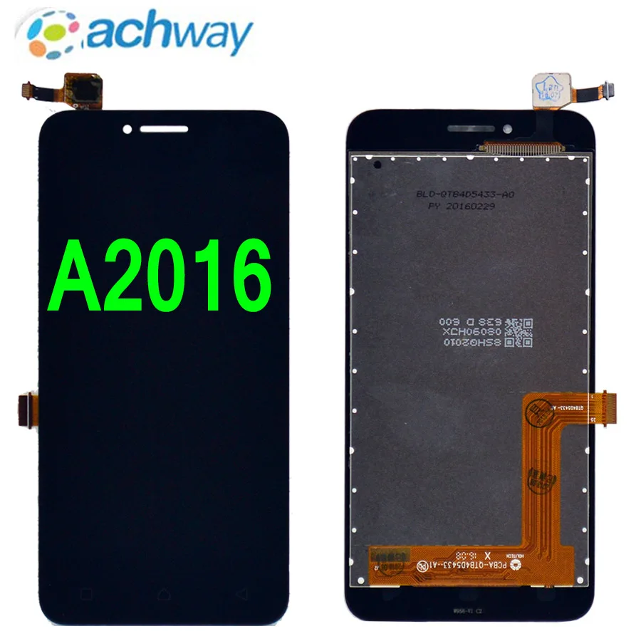 

100% Tested For Lenovo Vibe B A2016 Lcd Display + Touch Screen Digitizer Replacement For Lenovo A2016a40 A2016b30 A2016b31 LCD