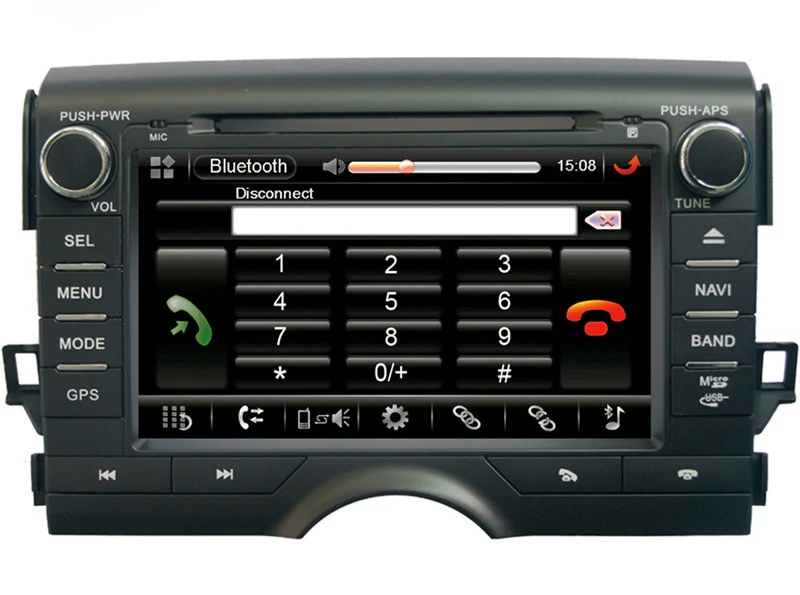 Flash Deal 8" in-dash Car DVD player with GPS(optional),audio Radio stereo,USB/SD,AUX,Bluetooth/TV,car multimedia headunit for Toyota Reiz 3