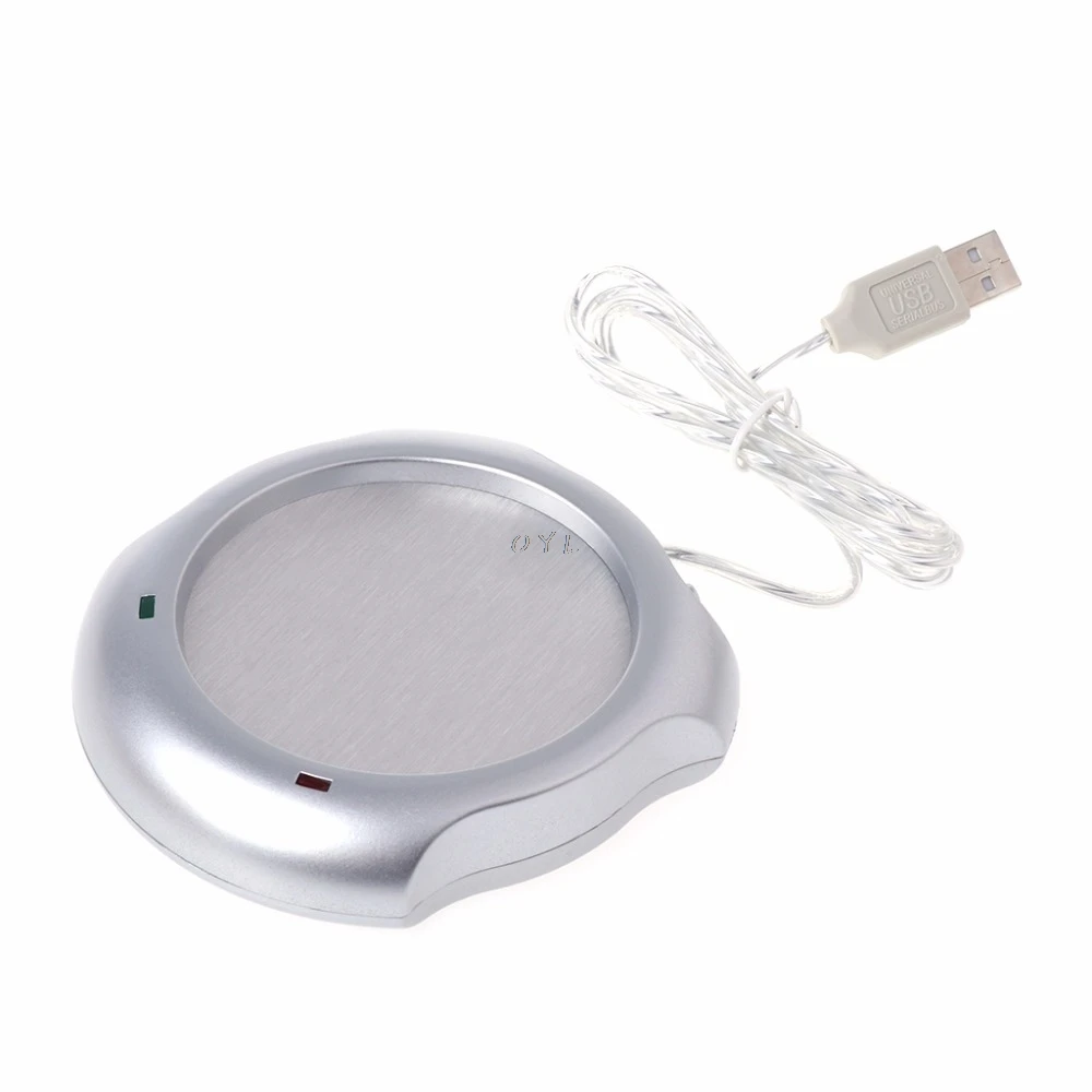 Мини USB электрическая чашка для напитков подогревающая пластина офисного и
