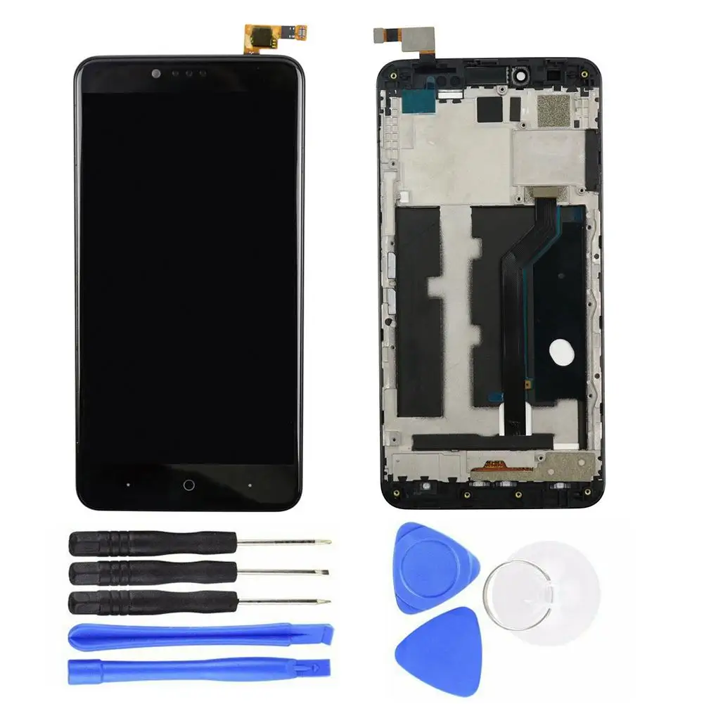 

LCD display touch screen Touch Digitizer with Frame Assembly Parts for ZTE ZMax Pro Z981