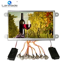 7 дюймов full hd открытая рамка внешняя кнопка ЖК-монитор цена рекламные стенды с видео плеером цифровые рекламные щиты для продажи