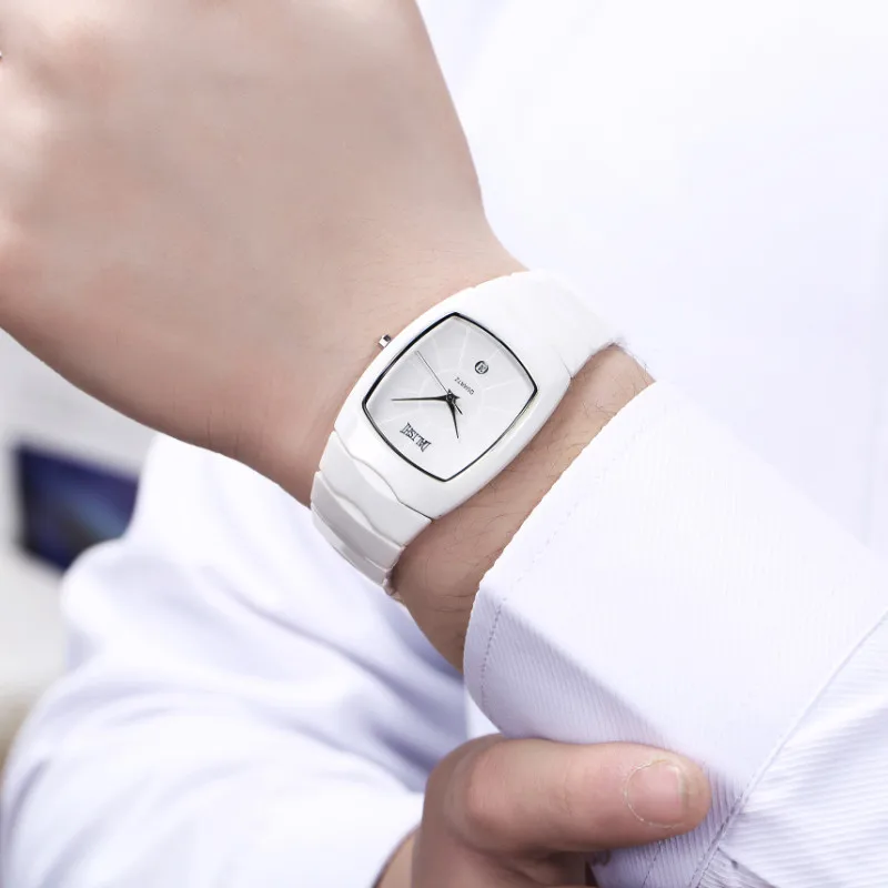 

DALISHI Brand Men Business Dress Watch Male Quartz Watch Rectangle Simple Dial Men Clock Swimming Calendar Watch Montre Femme