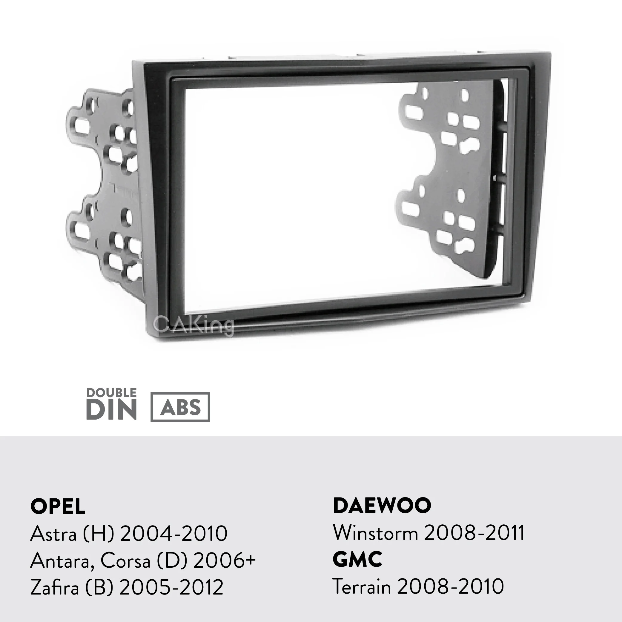 Панель радиосвязи для OPEL Astra(H) 2004-2010; Antara, Corsa(D) 2006-; Zafira(B) 2005-2012(Black) Dash Kit Безель адаптер