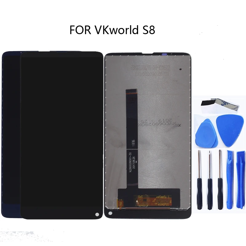 

Original for VKworld S8 new LCD display touch screen digitizer for VKworld S8 LCD mobile phone repair parts + free tools