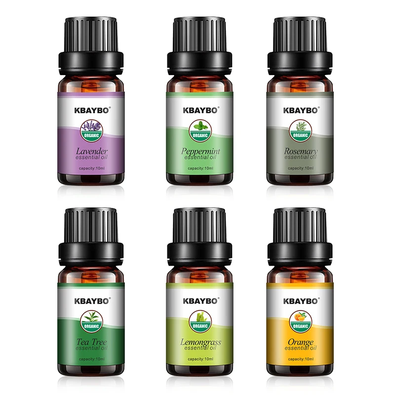 Ароматерапия с основными типами масел масло для увлажнитель, арома-диффузор 6 видов аромат лаванды чай дерево розмарин помочь сна