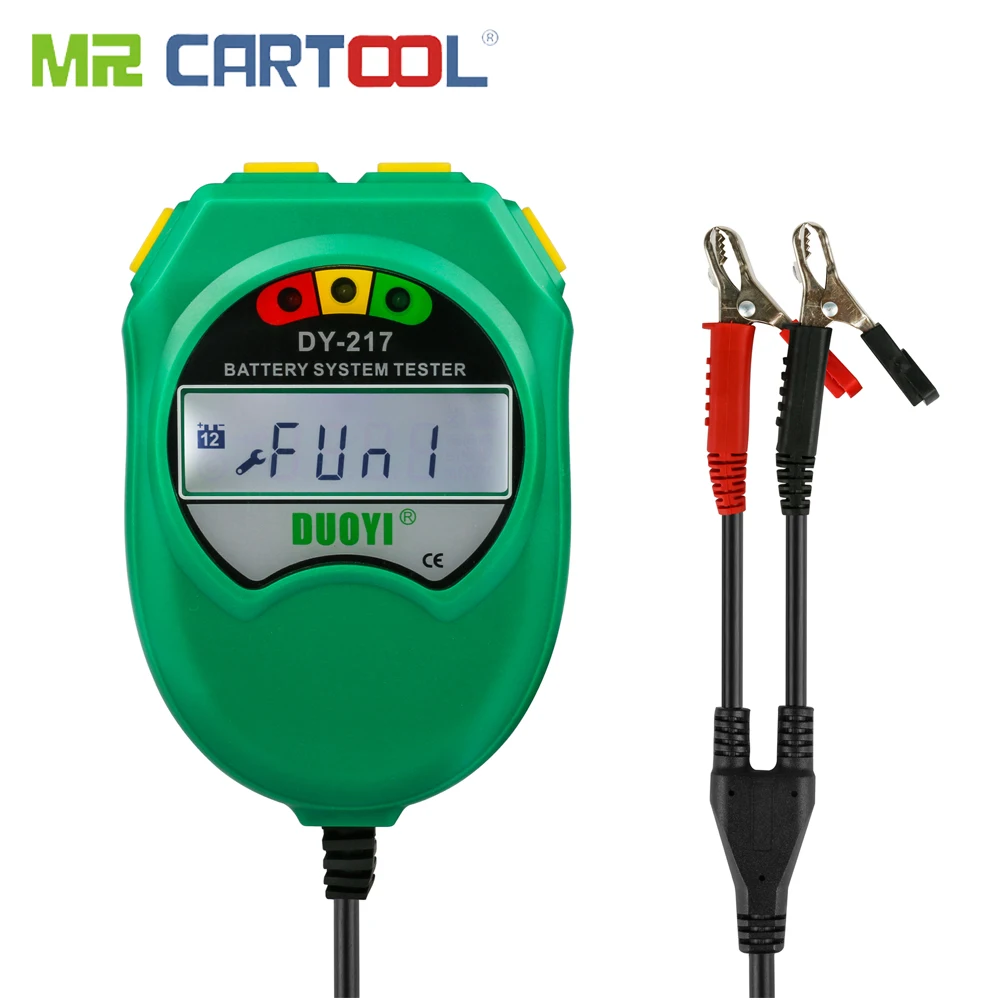 Mr Cartool автомобильный аккумулятор тестер 9 18 в свинцово кислотный здоровый