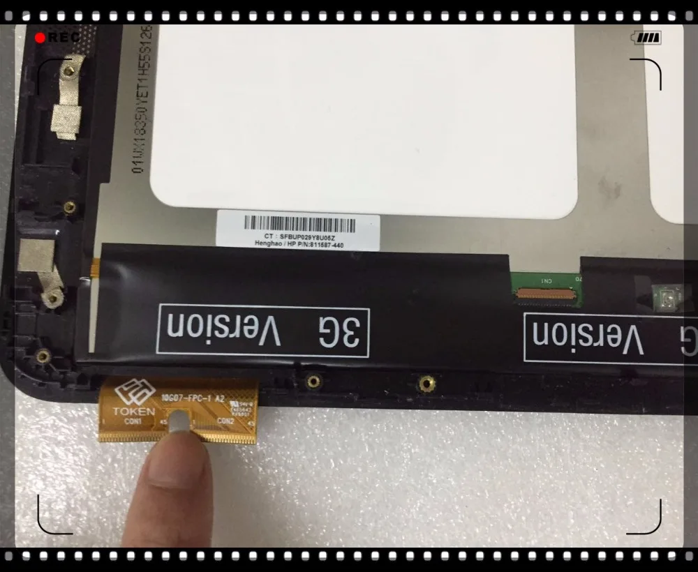 10 1 для PAVILION X2 10J J ЖК экран сенсорный стекло дигитайзер в сборе Замена 10G07 FPC