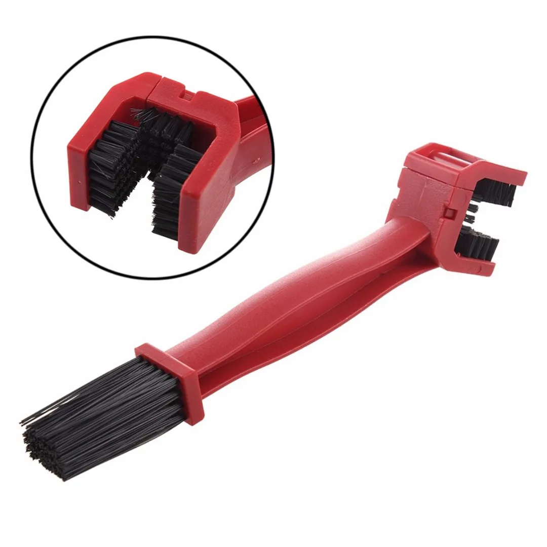 1Pcs Practical Cycling Motorcycle Bicycle Chain Brush Nylon ABS Cycling Wheel Cleaning Brush Dust Remover Outdoor Cleaner Tool
