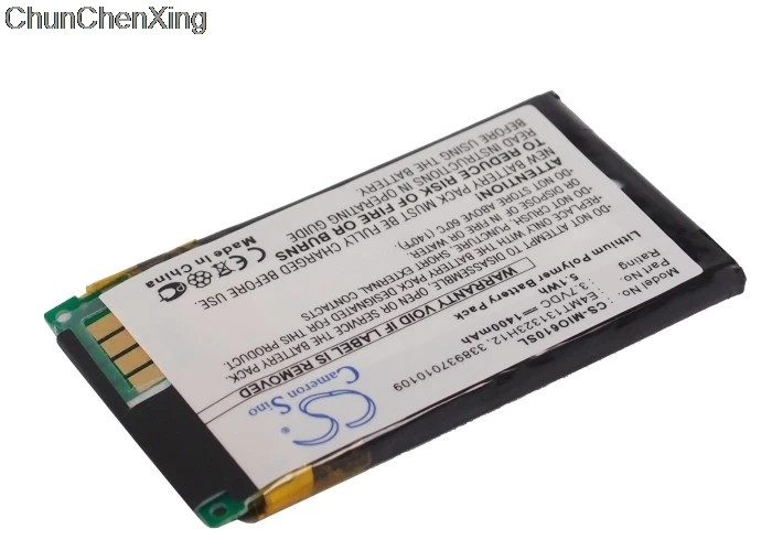 Аккумулятор Cameron Sino 1400mAh 338937010109 E4MT131323H12 для Mitac Mio H610|Цифровые аккумуляторы| |