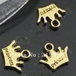 

diy materials diy components 12*10mm gold crown 50pcs / lot free shipping wholesale