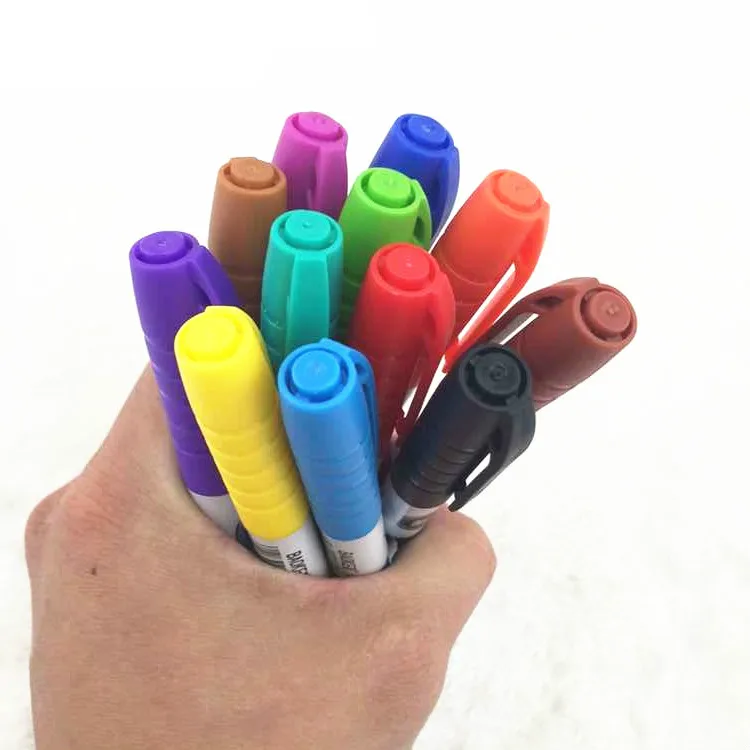 

BAOKE colorful whiteboard pen 8 /12 color painting pen whiteboard erasable pen non-toxic