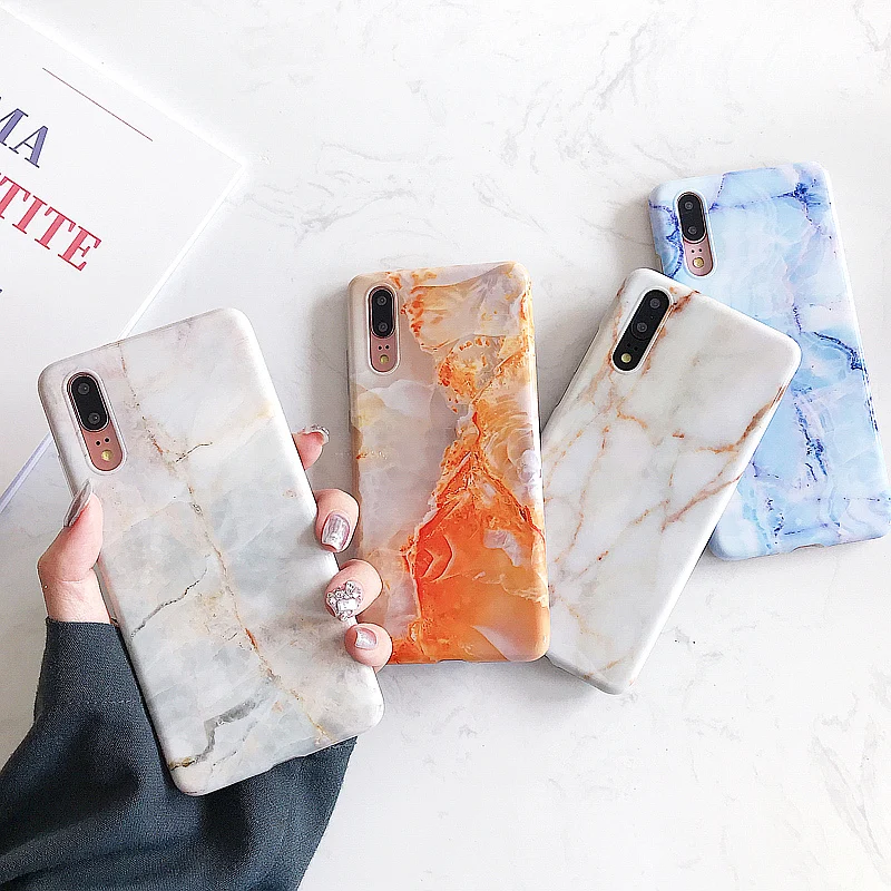 

Glacier marble case For Huawei P30 lite P20 lite P20 Pro Mate 20 lite Mate 20 Pro soft tpu case for Huawei Nova 4e 2s Nova 3e