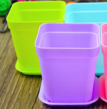 

Colorful mini flowerpot gardening supplies desktop bonsai plant POTS size 7cm*8cm