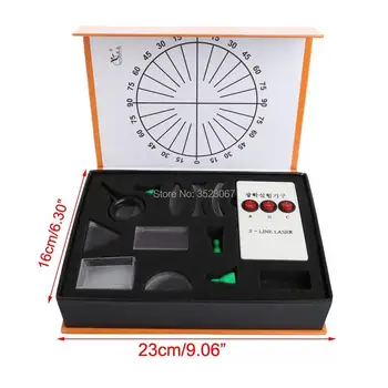 

Physical Science Optical Experiment Set KIT Triangular Prism Concave Convex Lens Triangular Prism Laser Test Mirror Fisica Stud