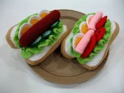 Armigurumi croche hotdogs Номер модели w15714