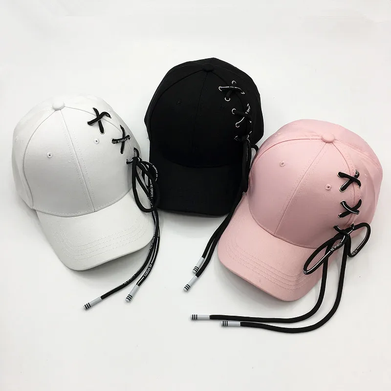

2019 New Fashion Summer Baseball Cap Women Men korean Snapback Hats Hip Hop Black Cap Dad Hat Bone Casquette