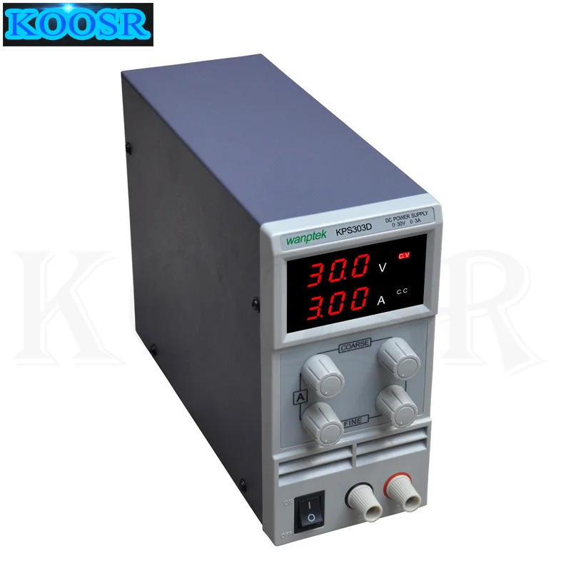 KPS303DF 0-30 V/0-3A 110 V-220 V 0,01 V/0.001A ЕС светодиодный мини Регулируемый цифровой источник питания постоянного тока mA дисплей для США/ЕС/Австралии