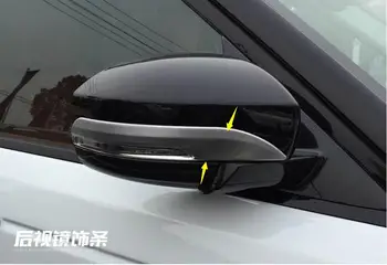 

Lapetus Outside Car Door Rearview Mirror Decoration Strip Cover Trim 2 Piece Fit For RANGE ROVER Sport 2014 2015 ABS