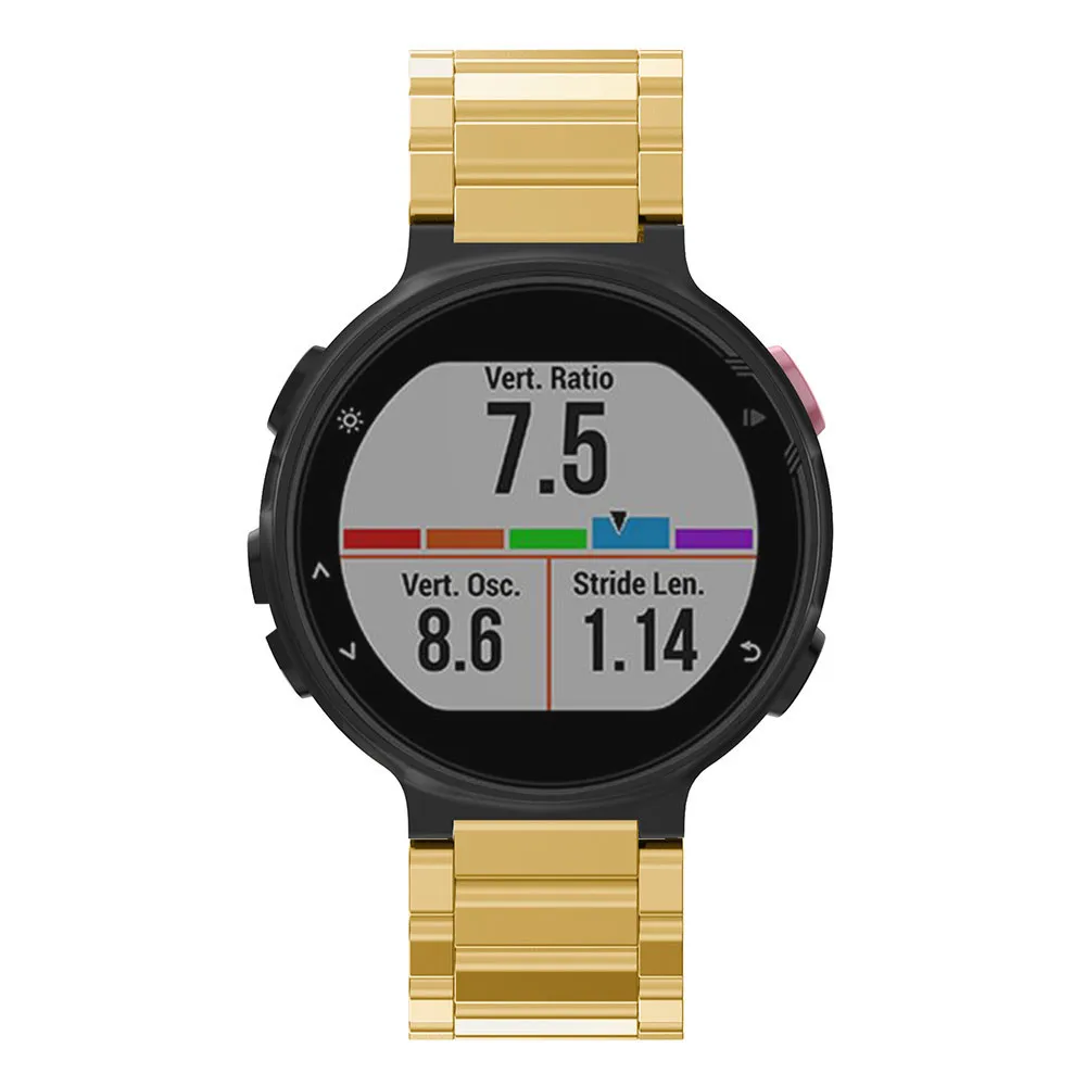 HL металлических Нержавеющая сталь часы Группа ремешок для Garmin Forerunner 220 230 235 630 620 735 Sept 8 e22#5