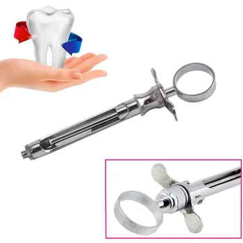 

Popular Stainless Dental Aspirating Syringe Dentist Surgical Instruments 1.8ML New