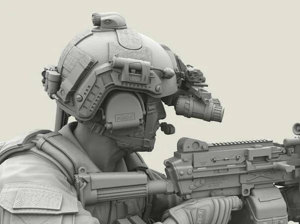 

1/35 Resin Kits US Army SEALs Machine Gunner 1pc