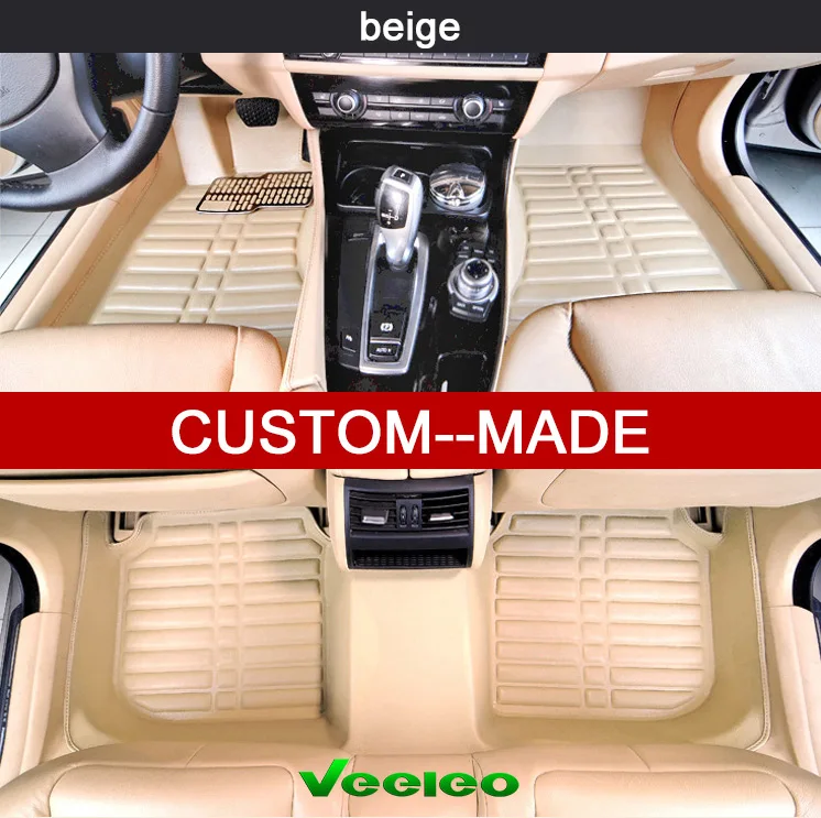 Custom Fit Veeleo 4 цвета EVA автомобильные коврики для Volvo S60 2011 2018 All Weather