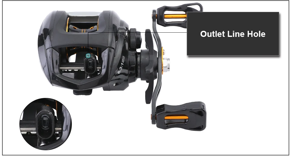 GLUREE Super Light Carbon Body Baitcasting Fishing Reel 12+1BB 6.31 Left  Right Hand Lure Fishing Reel FreshSalt Water Tools (14)