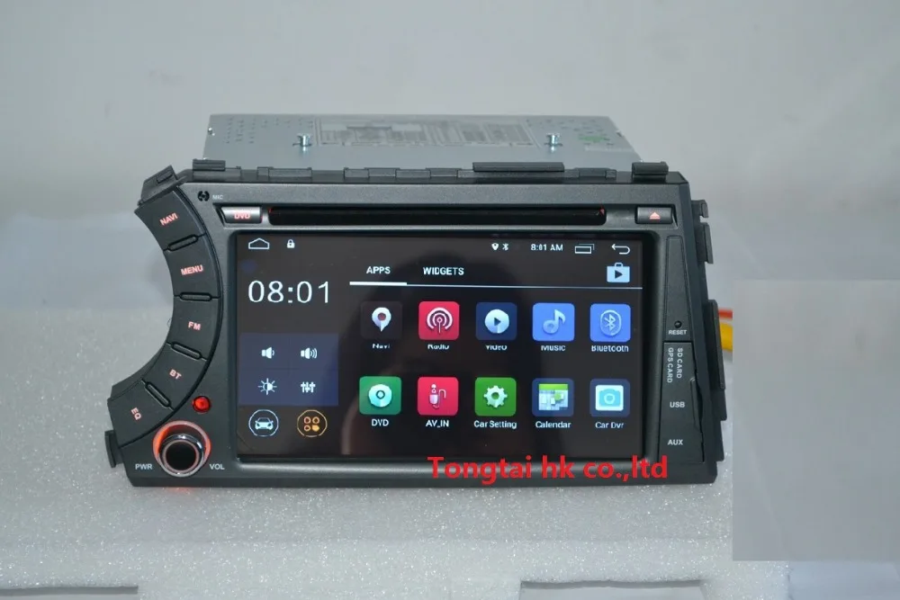 Perfect 7 inch Android 9 for ssangyong Kyron Actyon 2din car dvd,gps wifi,radio,bluetooth,Steering wheel,free 16g map,mic,touch screen 4
