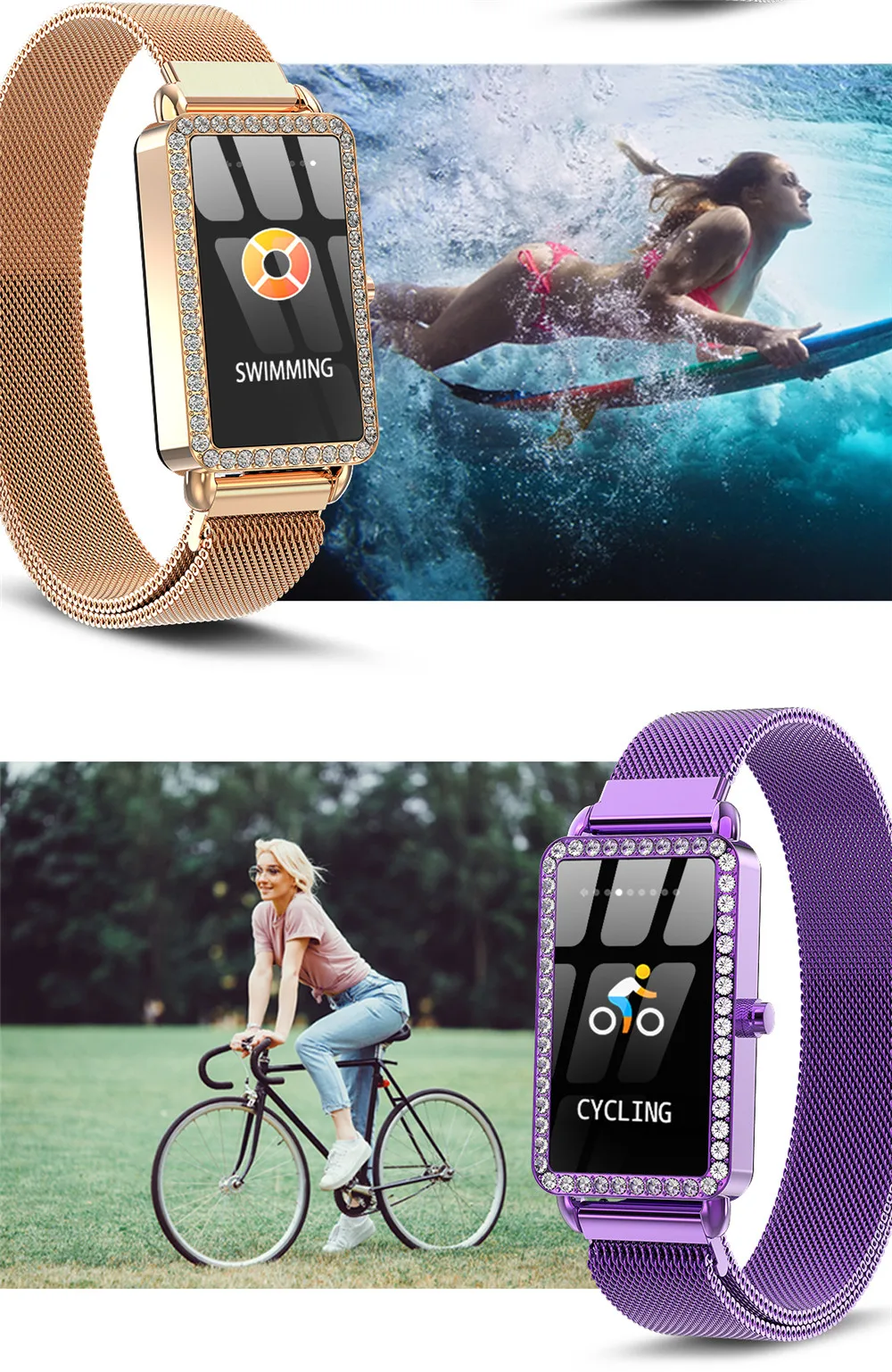 A88 Модные женские Смарт-часы с монитором сердечного ритма, многофункциональные спортивные часы для женщин, умный браслет с музыкальным управлением