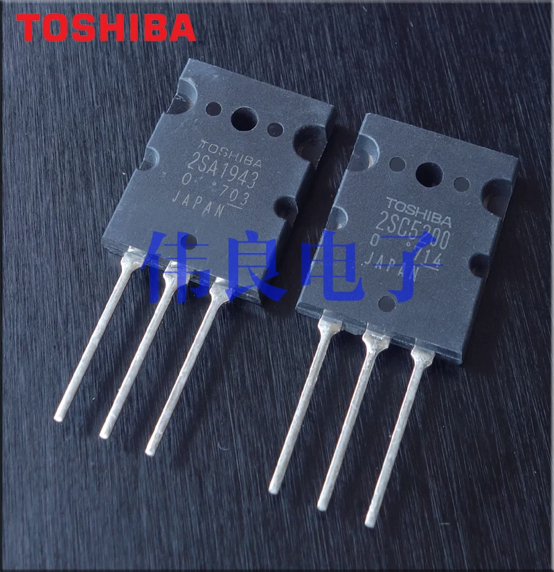 10 пар Toshiba original 2SC5200 2SA1943(опционально сопряжение