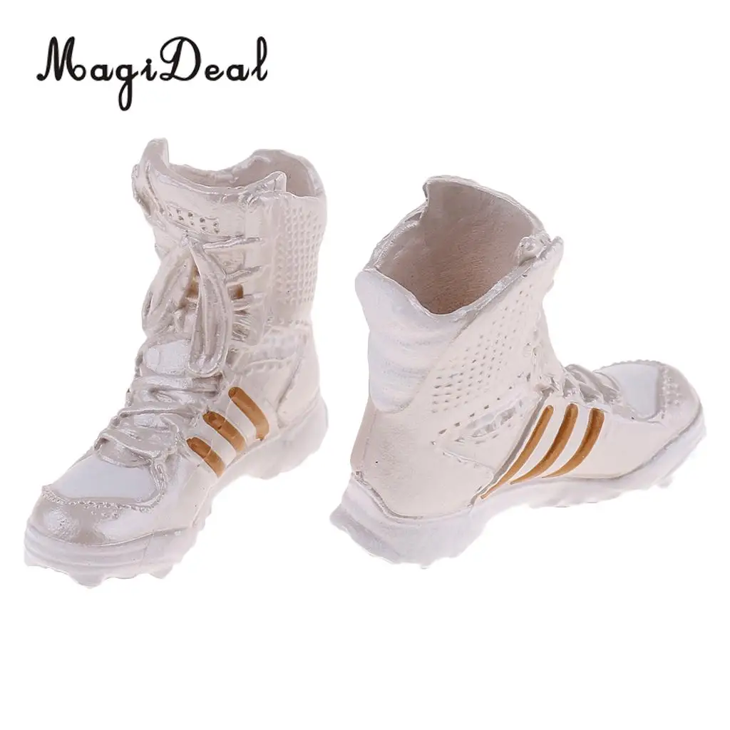 MagiDeal 1/6 Scale Shoes Model Combat Tactical Boots for 12 Inch Female Soldier Body Action Figure Accessories 5Colors