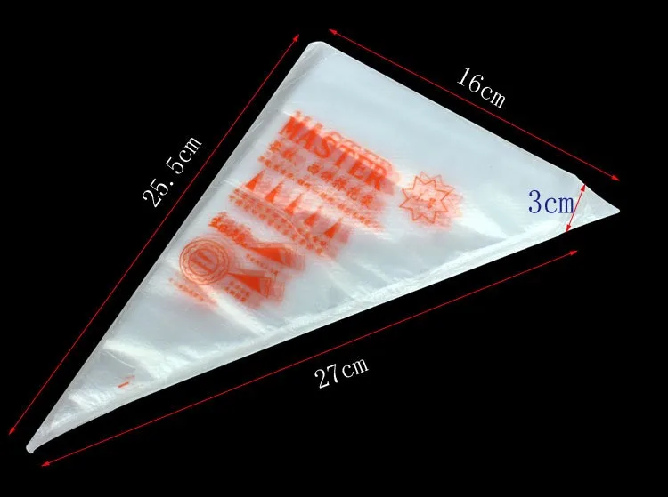 Новинка 100 шт Большой размер 35 см* 40 см одноразовые Кондитерские пакеты глазурь помадка торт крем для украшения выпечки наконечник инструмент