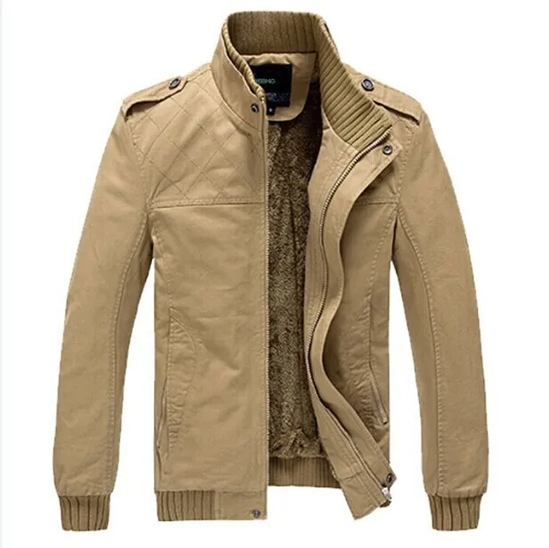 Новинка 2017 мужская повседневная куртка высокое качество плюс бархат уплотненный