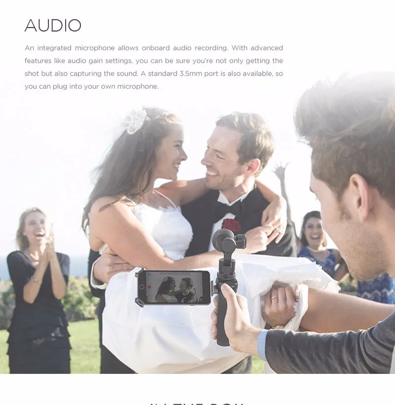 EMS Free DJI OSMO Handheld 4K Camera And Stabilizer 3 Axis Gimbal Phantom 3 ly Hot Product Free Gifts