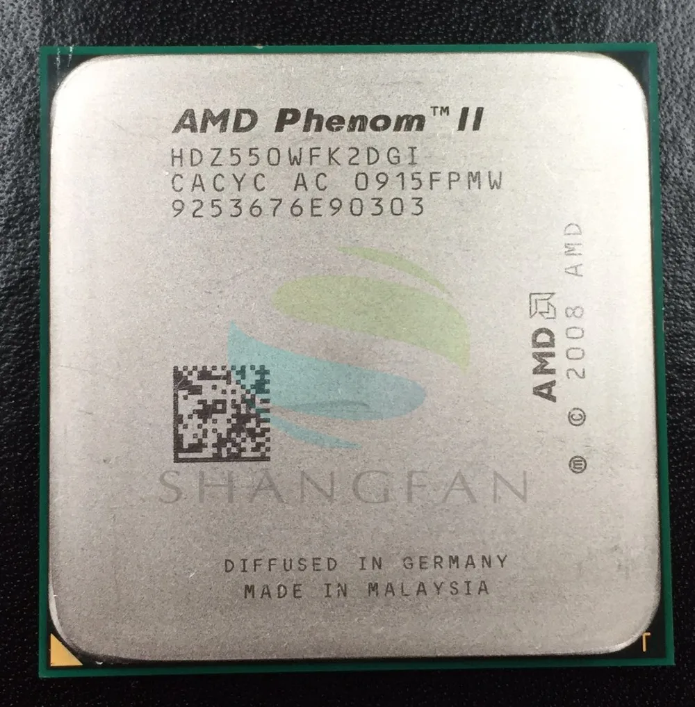 

AMD Phenmon X2 550 3.1GHz Dual-Core CPU Processor HDZ550WFK2DGI 80W Socket AM3 938pin
