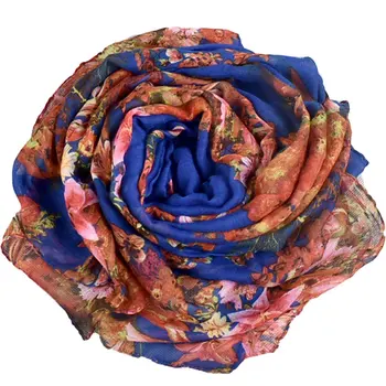 

2019 New Women's Silk Scarf Square Ladies Shawls and Wraps Soft Dot Office Small Hair Neck Hijabs Foulard Neckerchief 90*180cm