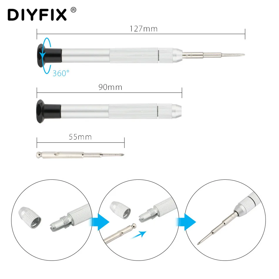 DIYFIX отвертка Torx Пинцет для разборки набор инструментов для iPhone samsung xiaomi Tablet PC маленькая игрушка Открытие Ремонт Инструменты комплект