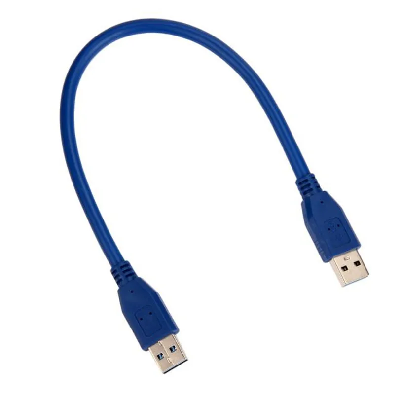 HL USB 3,0 type A Male to type A Male 6FT 0,3 m удлинитель для синхронизации данных кабель синий FE13