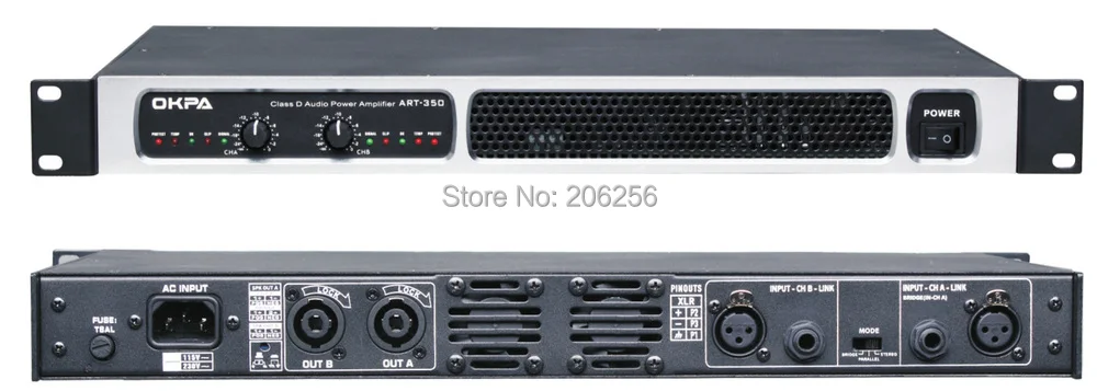 Powerfull Professional amplifier ART 350 Digital class D