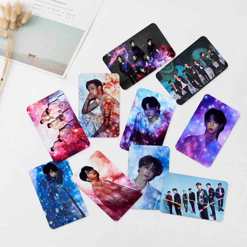 10 шт./компл. Kpop Got7 Ablunm Love Loop Photocard Photo Stikcy Card студенческие Кристальные наклейки для