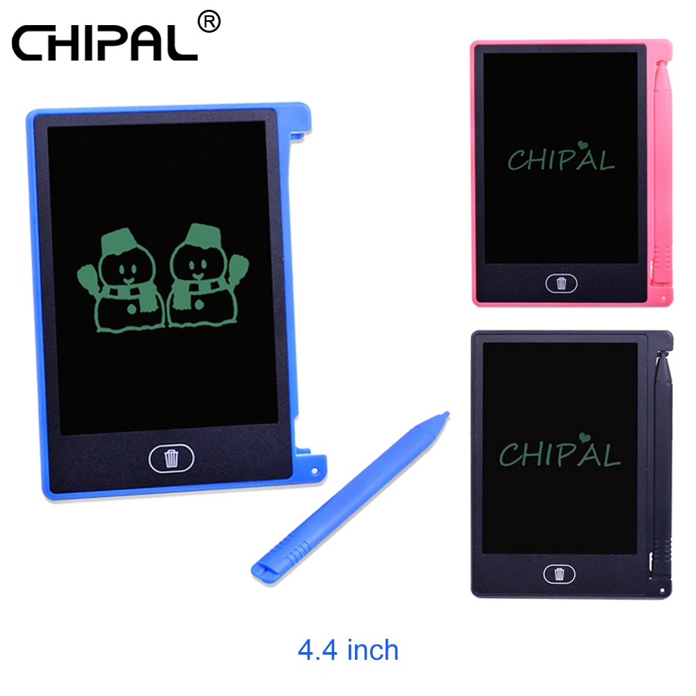 

CHIPAL 4.4" Super MINI Smart LCD Writing Tablet Electronic Notepad Drawing Graphics Tablet Board with Stylus Pen Handwriting Pad