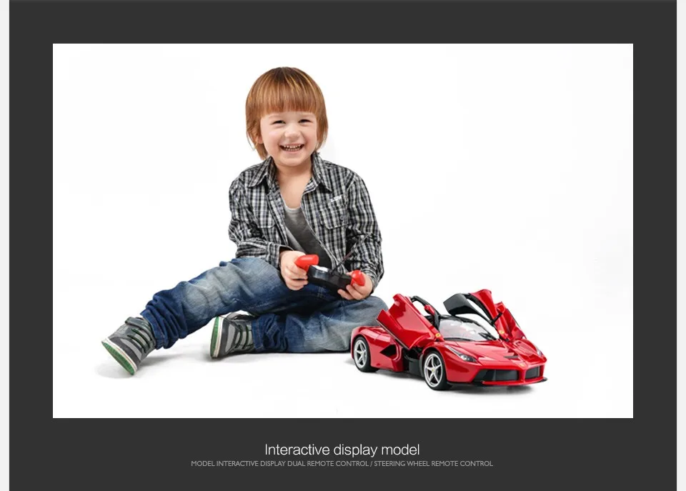 Rastar лицензированный 1:14 Ferrari LaFerrari rc автомобиль ABS безопасные игрушки для детей с дистанционным управлением-бензиновый автомобиль 50100