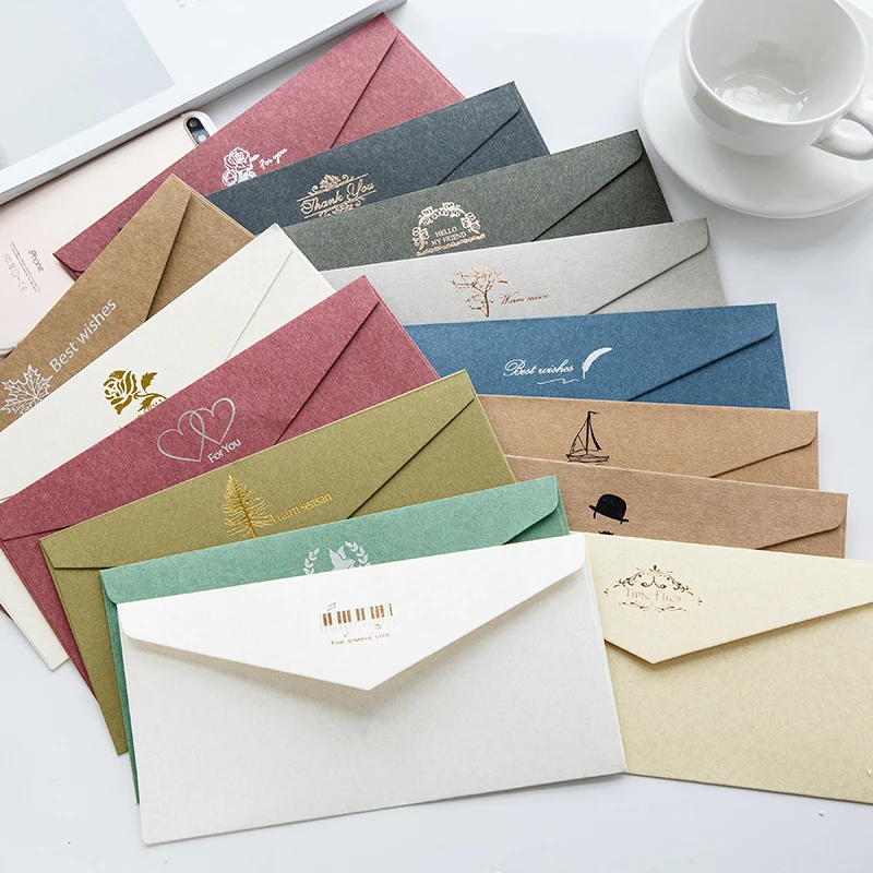 us 15 0 color high end business invitation envelopes 5 standard envelope 110x220mm 50pcs in paper envelopes from office school supplies on high end invitation