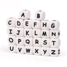 10 PCS/LOT Silicone Letter Beads For Insert Name On Pacifier Chain Clips 12MM Chewing Alphabet Beads For Baby Necklace Teethers 10 PCS/LOT Silicone Letter Beads For Insert Name On Pacifier Chain Clips 12MM Chewing Alphabet Beads For Baby Necklace Teethers
