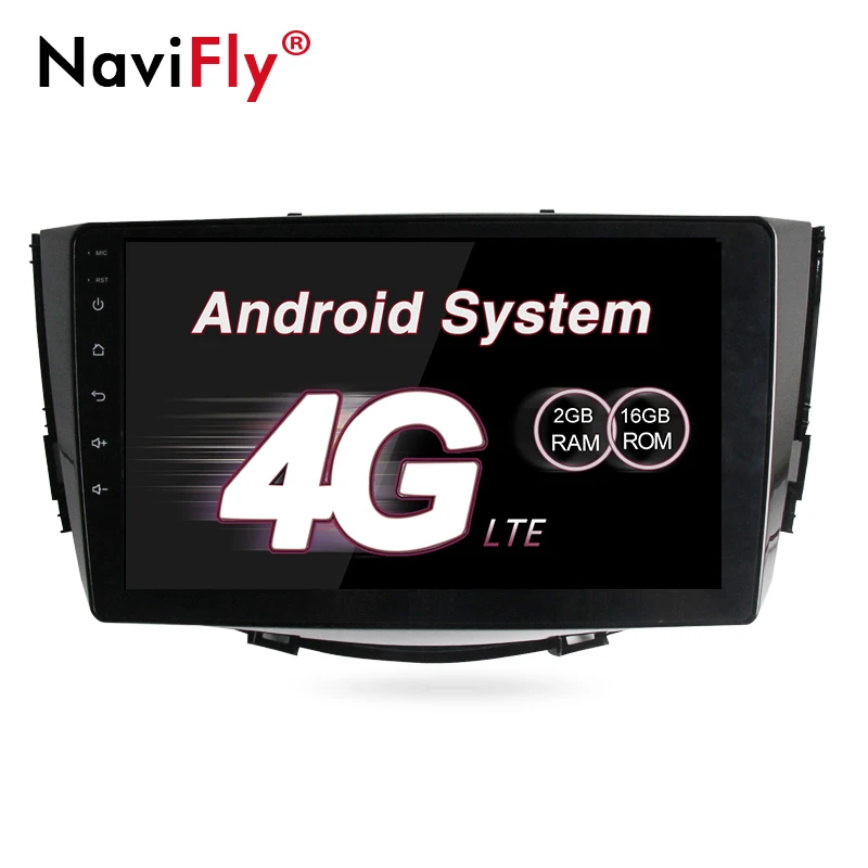 

NaviFly 9"Full touch screen Quad Core Android 7.1 car gps navigation radio for LIFAN X60 2011-2015 with BT WIFI USB 4G LTE