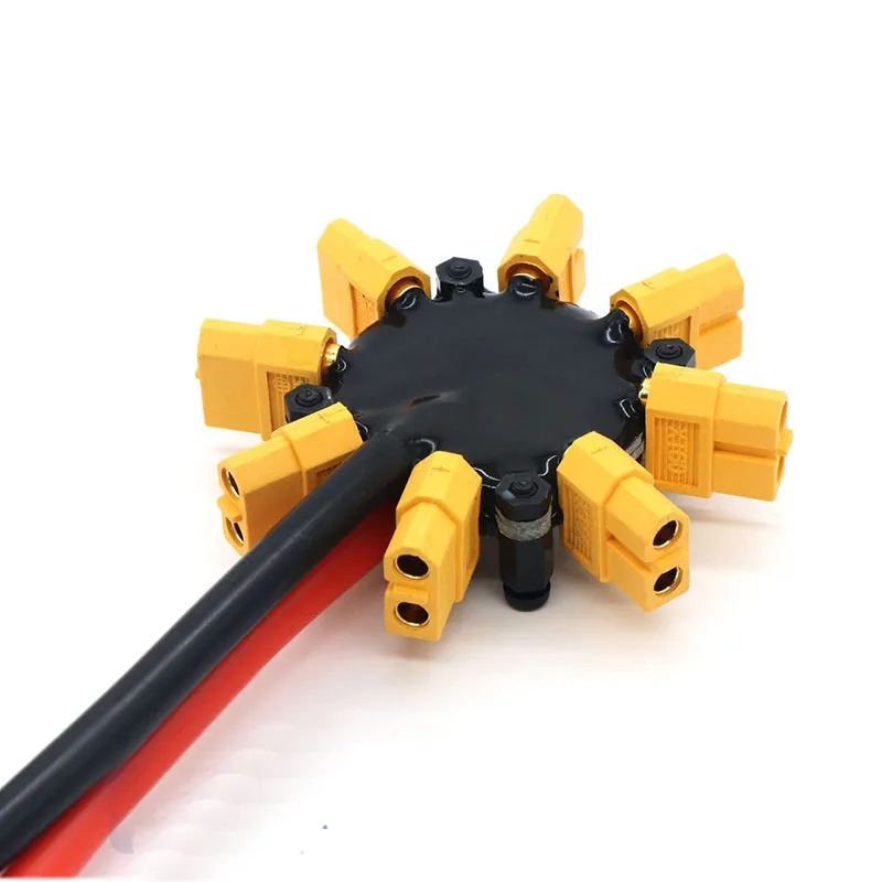 1PC Plant Protection Drone Power Distribution Board High Current 8AWG 10AWG V2 Distributing Module with XT60 Female Plug