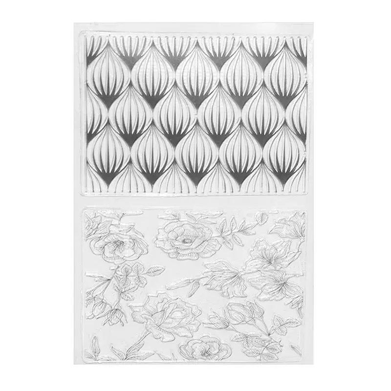 

DIY Flower Hot Air Balloon Pattern Transparent Seal Scrapbooking Photo Album Card Decorative Rubber Clear Stamp Sheets
